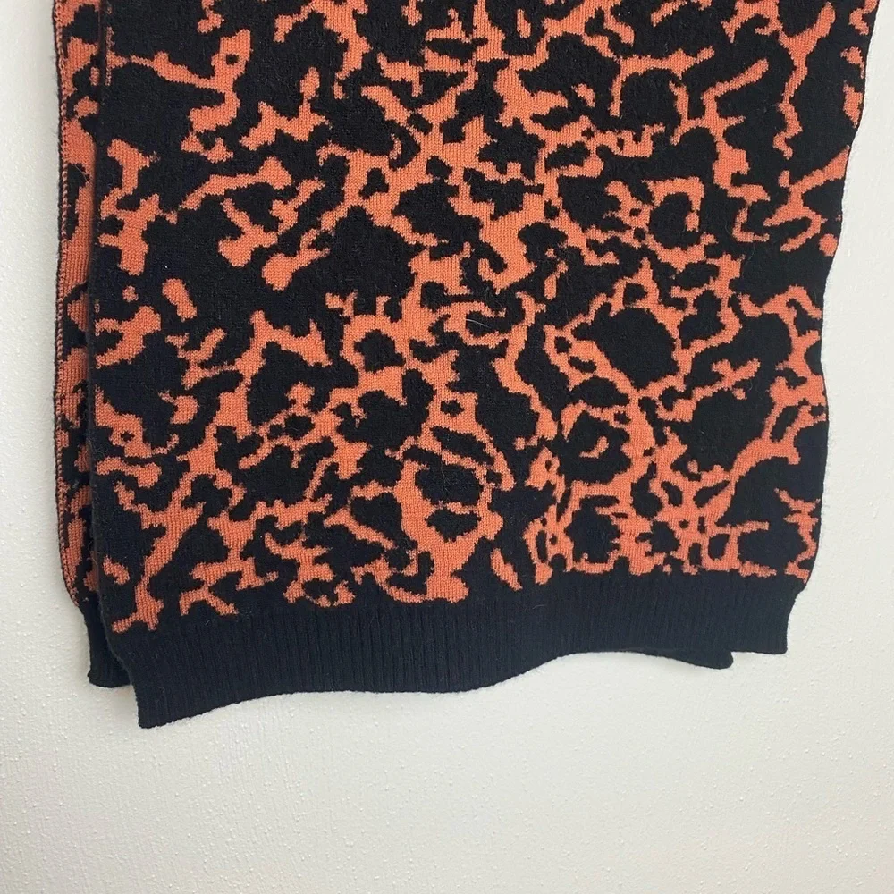 Men Cmmn Swd mustard yellow/black Cotton, Merino Wool and Cashmere-Scarf.